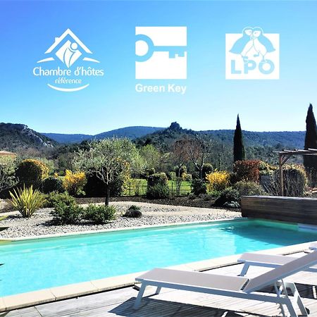 Villa Font Vive - Chambres D'Hotes Eco-Labellisees Avec Cuisine - Confort, Calme Et Vue Exceptionnels ! Гропьер Экстерьер фото