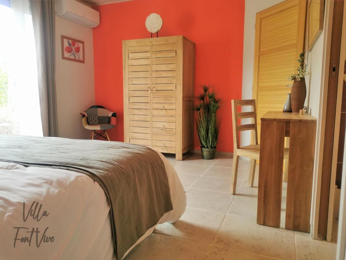 Villa Font Vive - Chambres D'Hotes Eco-Labellisees Avec Cuisine - Confort, Calme Et Vue Exceptionnels ! Гропьер Экстерьер фото
